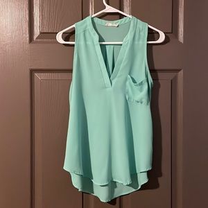 Lush sheer sleeveless top